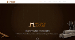 Desktop Screenshot of madisondoorsinc.com