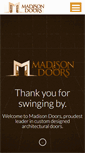 Mobile Screenshot of madisondoorsinc.com